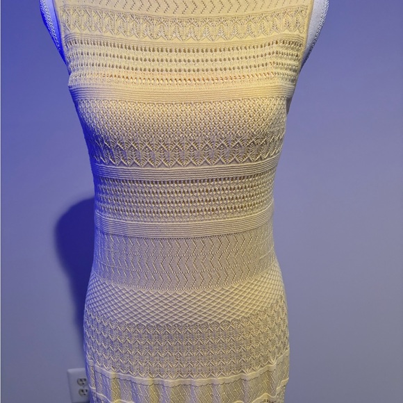 Ralph Lauren yellow knit/crochet dress - Picture 3 of 7